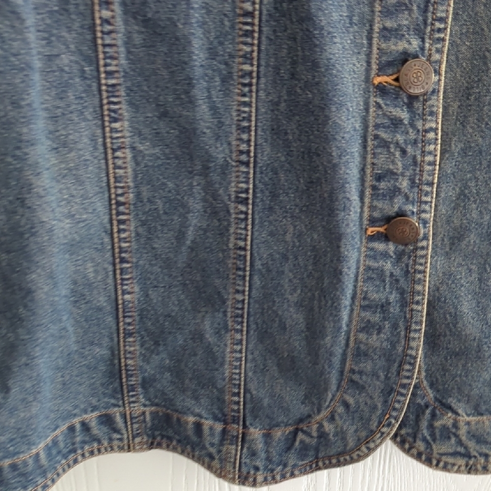 Vintage Bill Blass Denim Vest - Picture 4 of 5
